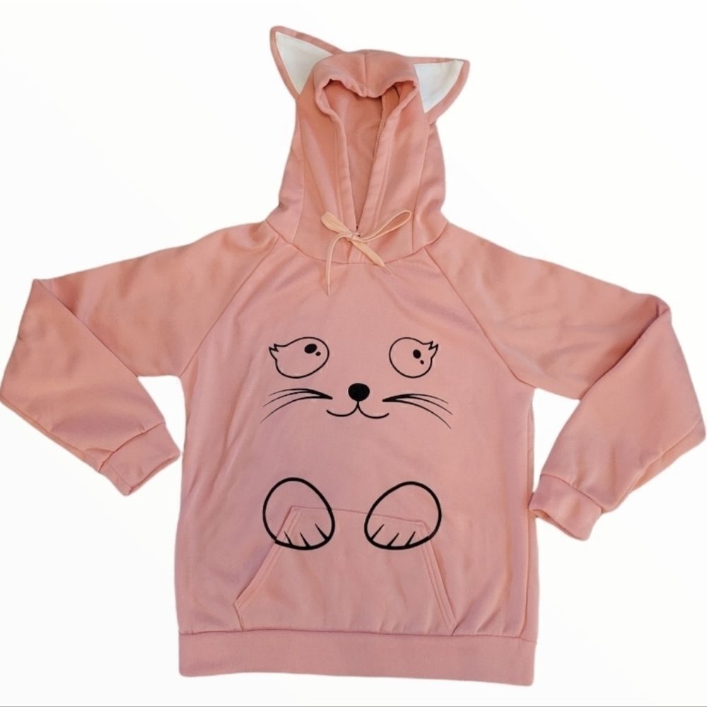 EC KITTY HOODIE SZ. M